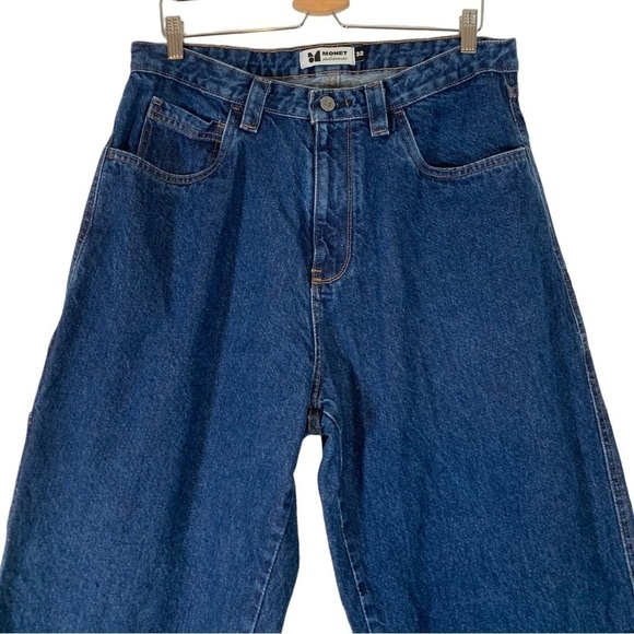 Monet Skateboards Baggy Wide Leg Jeans Size 32 - Picture 3 of 9